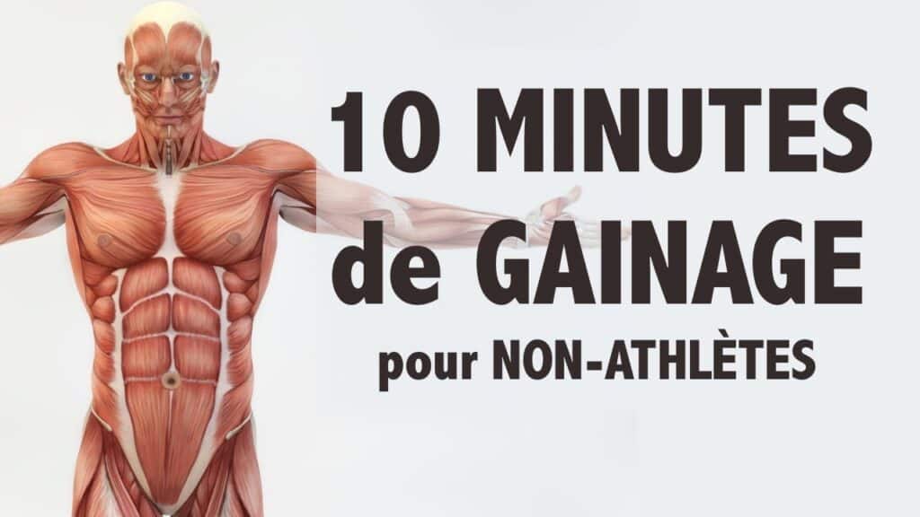 10 minutes de GAINAGE exercices pour non athlètes niveau 1