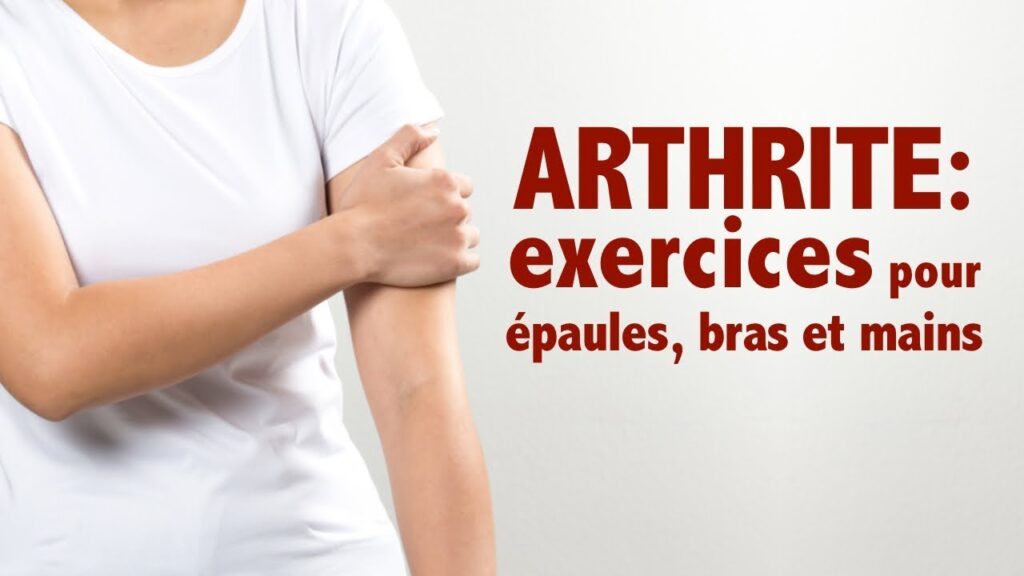 Arthrite des exercices pour les épaules les bras et les mains niv 3