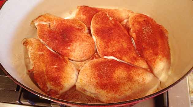 Poulet Origan Etape 1