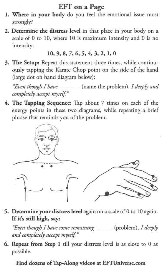 séquence de tapotement eft