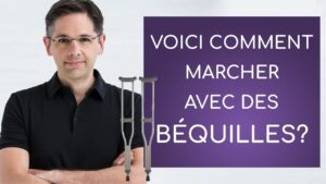 Comment marcher avec des  béquilles