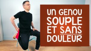 Un genou souple grâce à ces exercices à faire en position assise