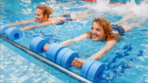 Exercices pour débutants à faire en piscine