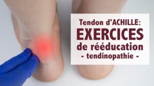 Tendon d'Achille: exercices de rééducation (tendinopathie). Niv. 1 - débutant