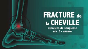 Fracture de la cheville: des exercices de souplesse (niv 2- avancé)