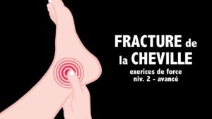 Fracture de la cheville: des exercices de force (niv 2- avancé)