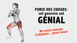 Cet exercice est GÉNIAL: on peut tous l'adapter à sa condition physique!