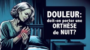 Porter une orthèse durant la nuit: une bonne idée en présence de douleur?