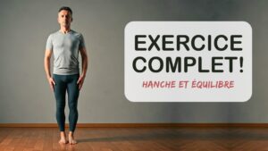 Améliorer l'équilibre ... et prendre soin de ses HANCHES grâce à cet exercice COMPLET.