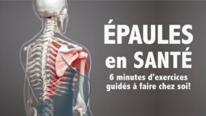 Épaules en santé : 6 minutes d’exercices guidés à faire chez soi !