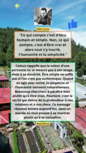 Lire la suite à propos de l’article Révélez votre authenticité avec Camus : le pouvoir de la simplicité humaine.